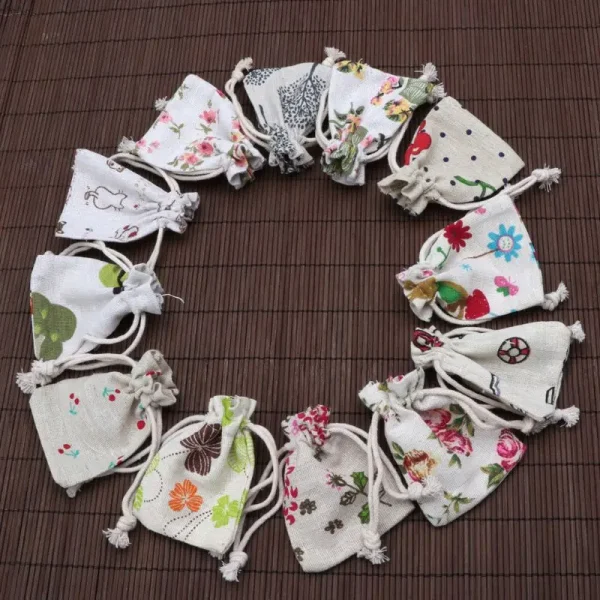 Cotton Muslin Bags Drawstring Bags for Reusable Sachet Teas Craft Spices Jewelry - Image 5