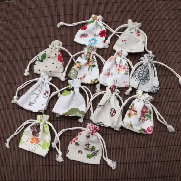 Cotton Muslin Bags Drawstring Bags for Reusable Sachet Teas Craft Spices Jewelry - Image 6