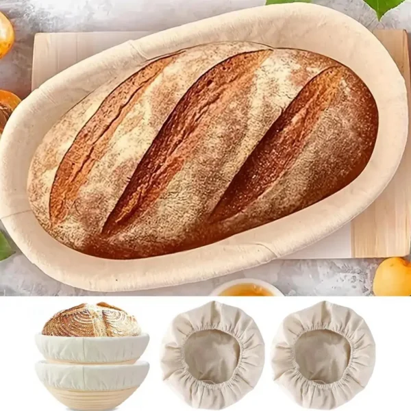 Sourdough Starter Cloth Lid Fermentation Jar Cover Eco-friendly Cloth Lid Covers for 6-8 Inch Jars Bread Basket Liner Sourdough - Image 2